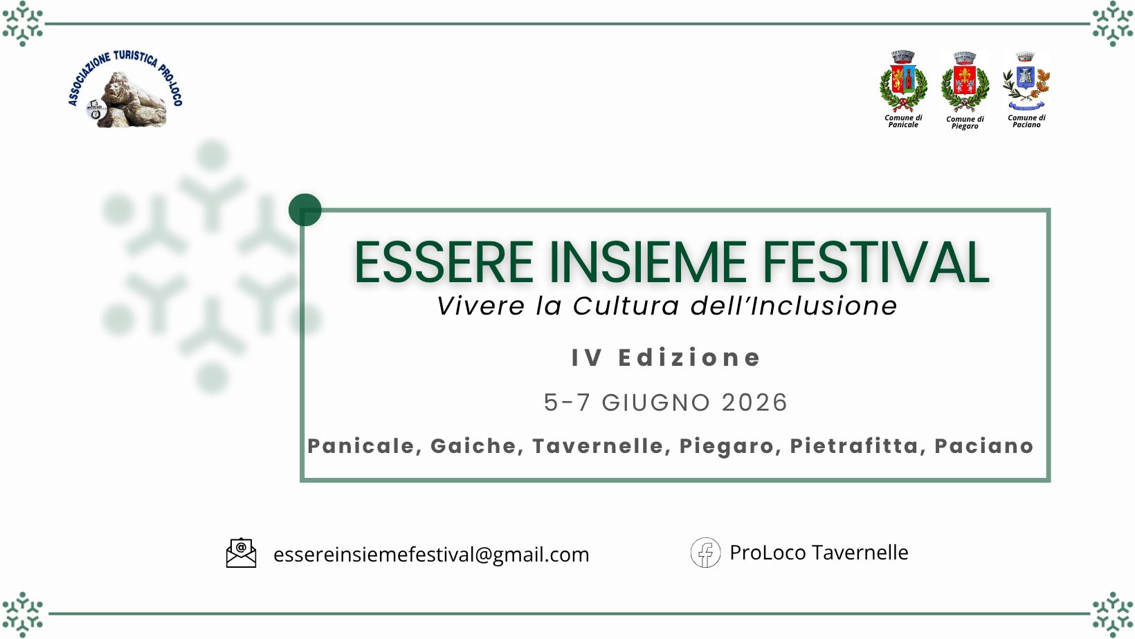 &ldquo;Essere Insieme Festival&rdquo; &ndash; Il festival della Valnestore diventa itinerante