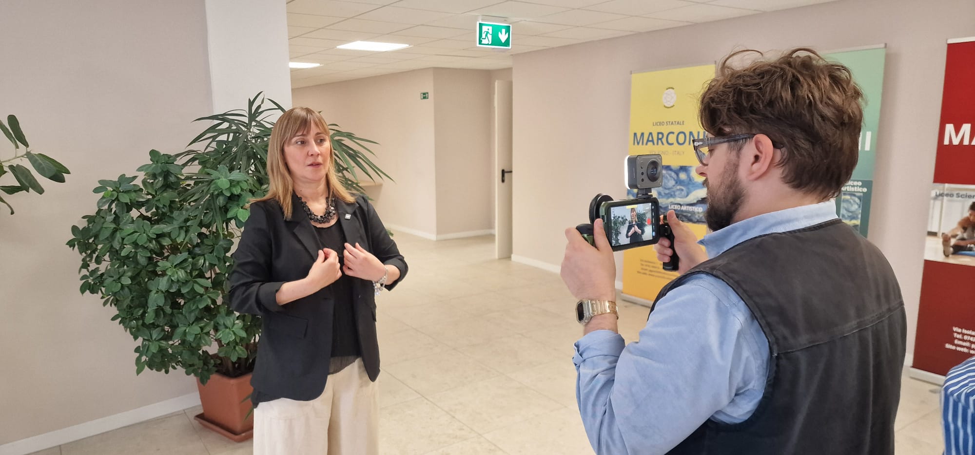 Foligno - Il Ministero dell’Istruzione e del Merito in visita al Liceo Scientifico Marconi e all'istituto tecnico Leonardo da Vinci - Laboratorio Misure