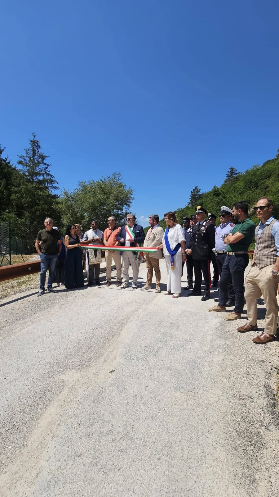 Inaugurazione interventi di mitigazione del rischio idrogeologico della Valle del Sodo