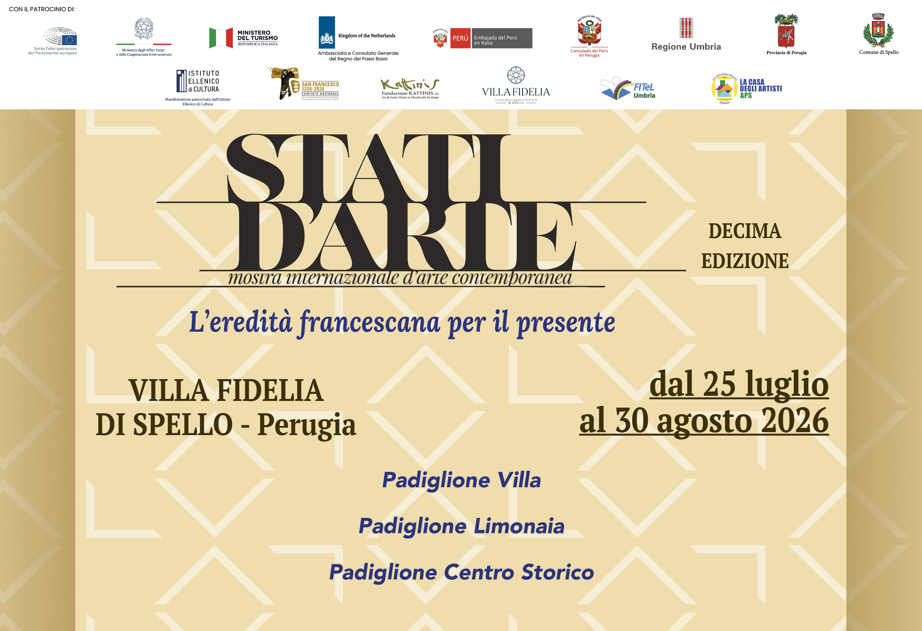 Stati d’arte 2026 – “L’eredità francescana per il presente” Stati d’arte 2026 – “L’eredità francescana per il presente”