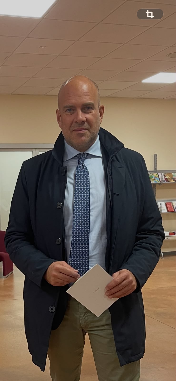 Il presidente del Consiglio comunale Vinti