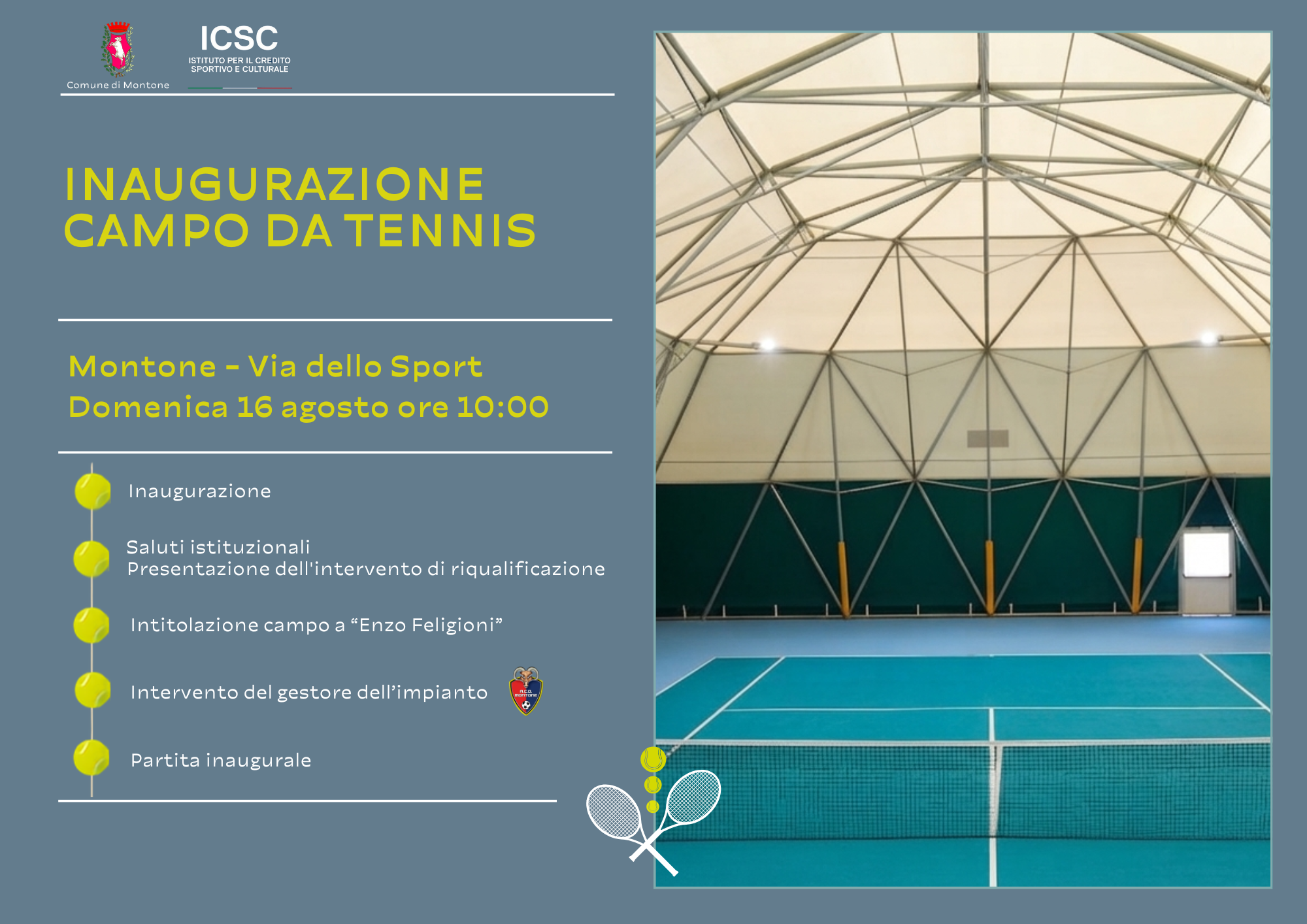 Locandina inaugurazione