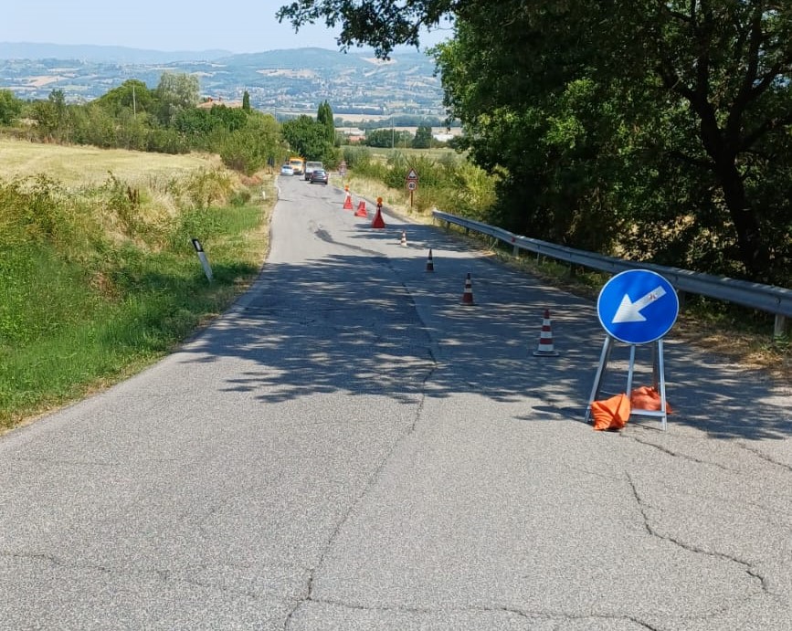 Viabilit&agrave; - Monte Castello di Vibio, al via i lavori della Provincia sulla SP 373/1