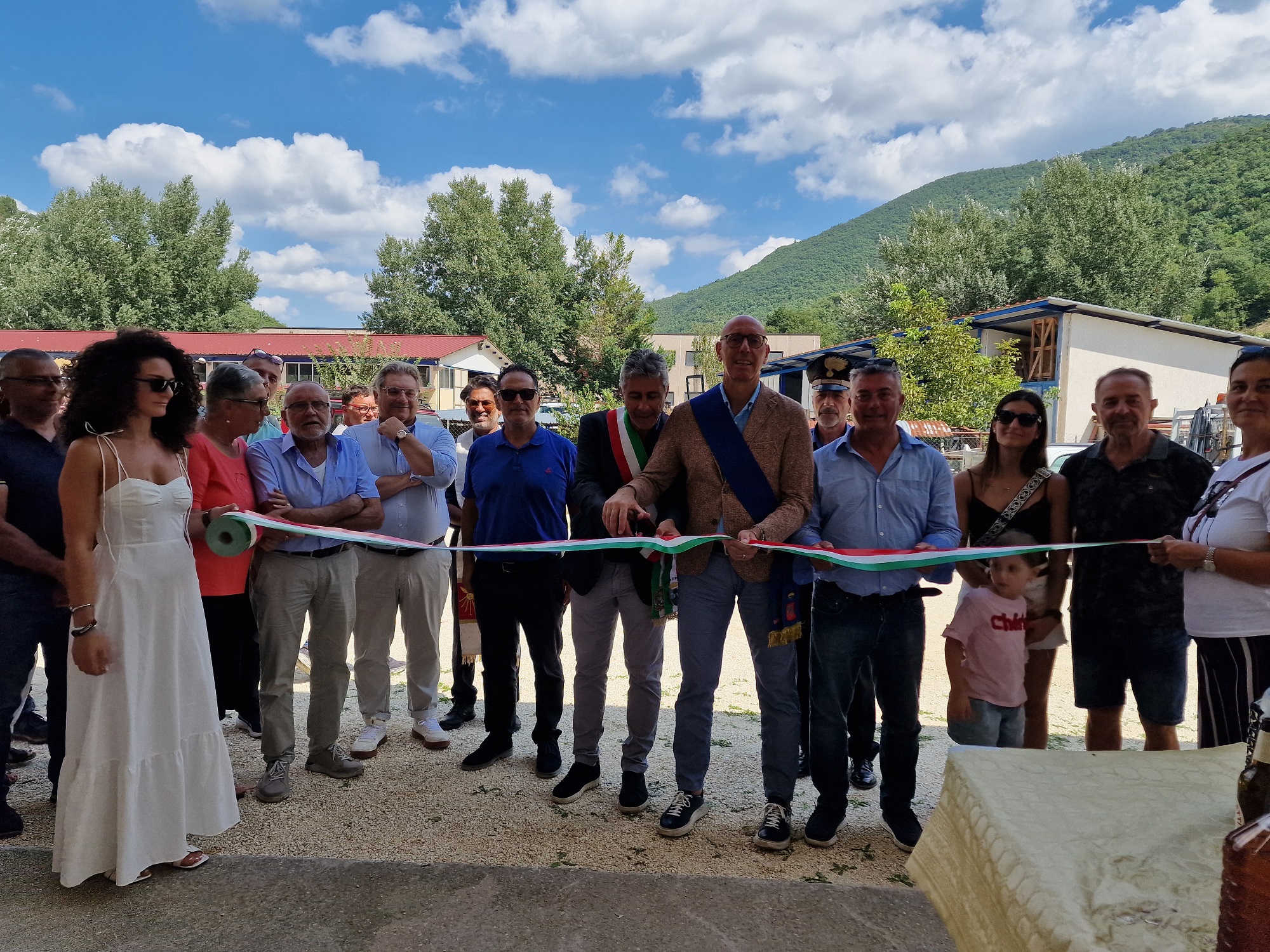 Cerreto di Spoleto, inaugurata da Provincia e Comune la nuova autorimessa per le esigenze della Valnerina