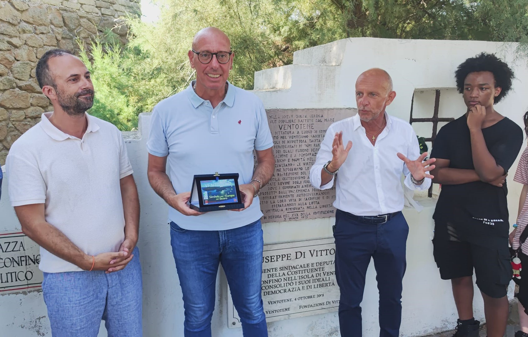 Il presidente della Provincia di Perugia a Ventotene per l&rsquo;iniziativa sull&rsquo;Europa del lavoro