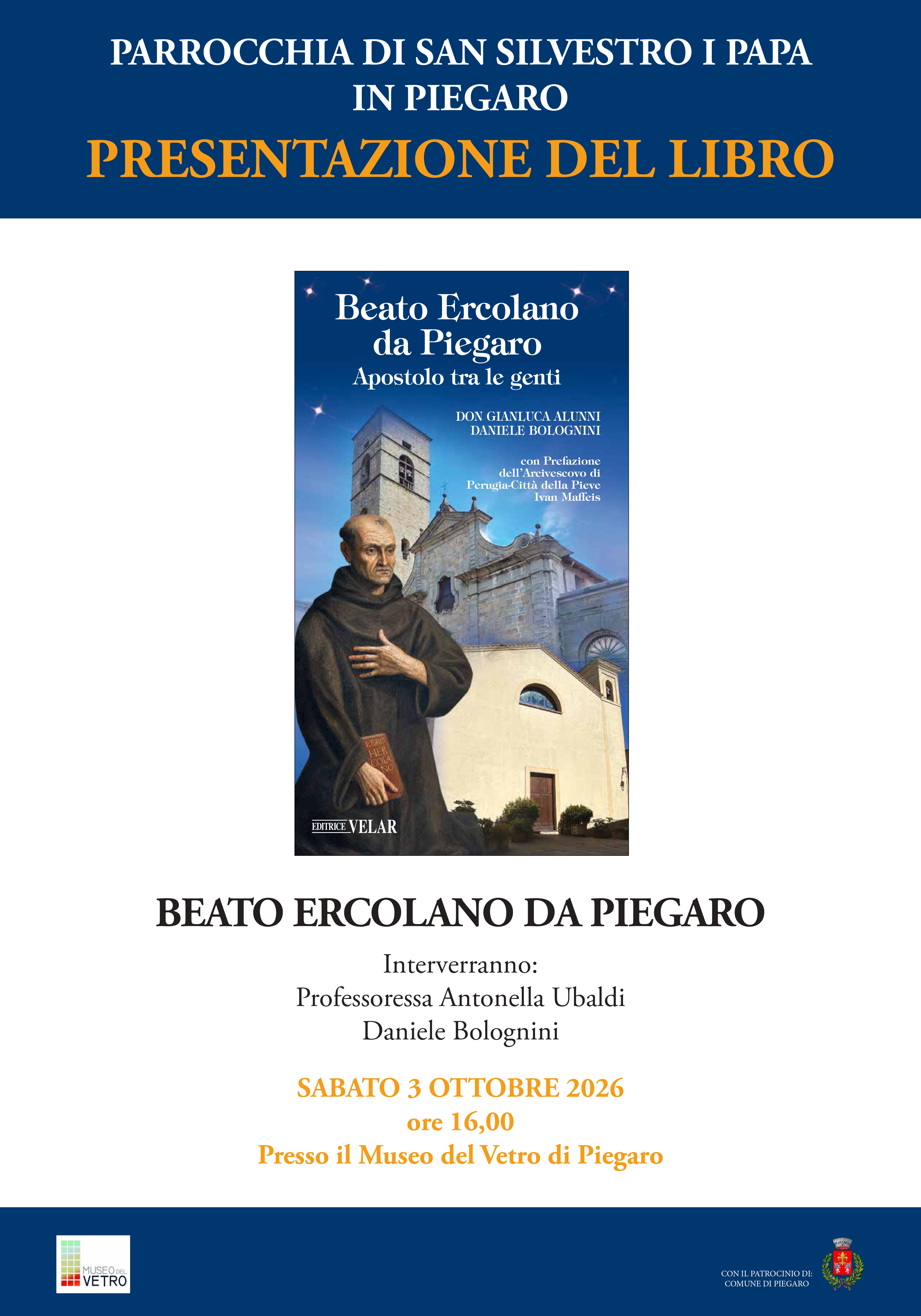 Libri - “Beato Ercolano da Piegaro, Apostolo tra le genti” Libri - “Beato Ercolano da Piegaro, Apostolo tra le genti”