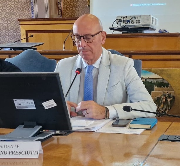 Il presidente Presciutti