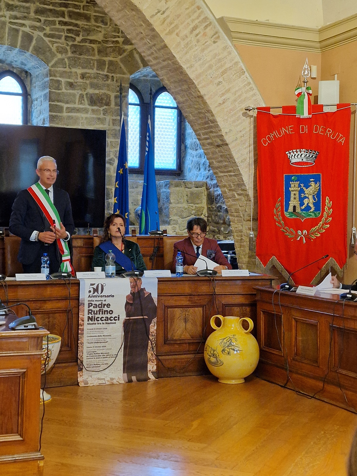 L'intervento del sindaco Toniaccini