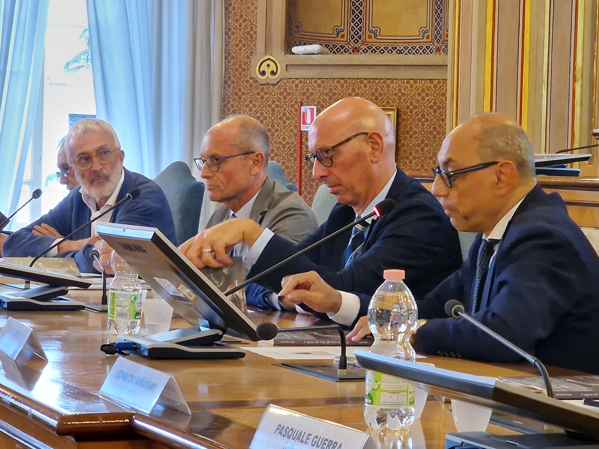Da sinistra Pioda, Sottani, Presciutti, Pierini