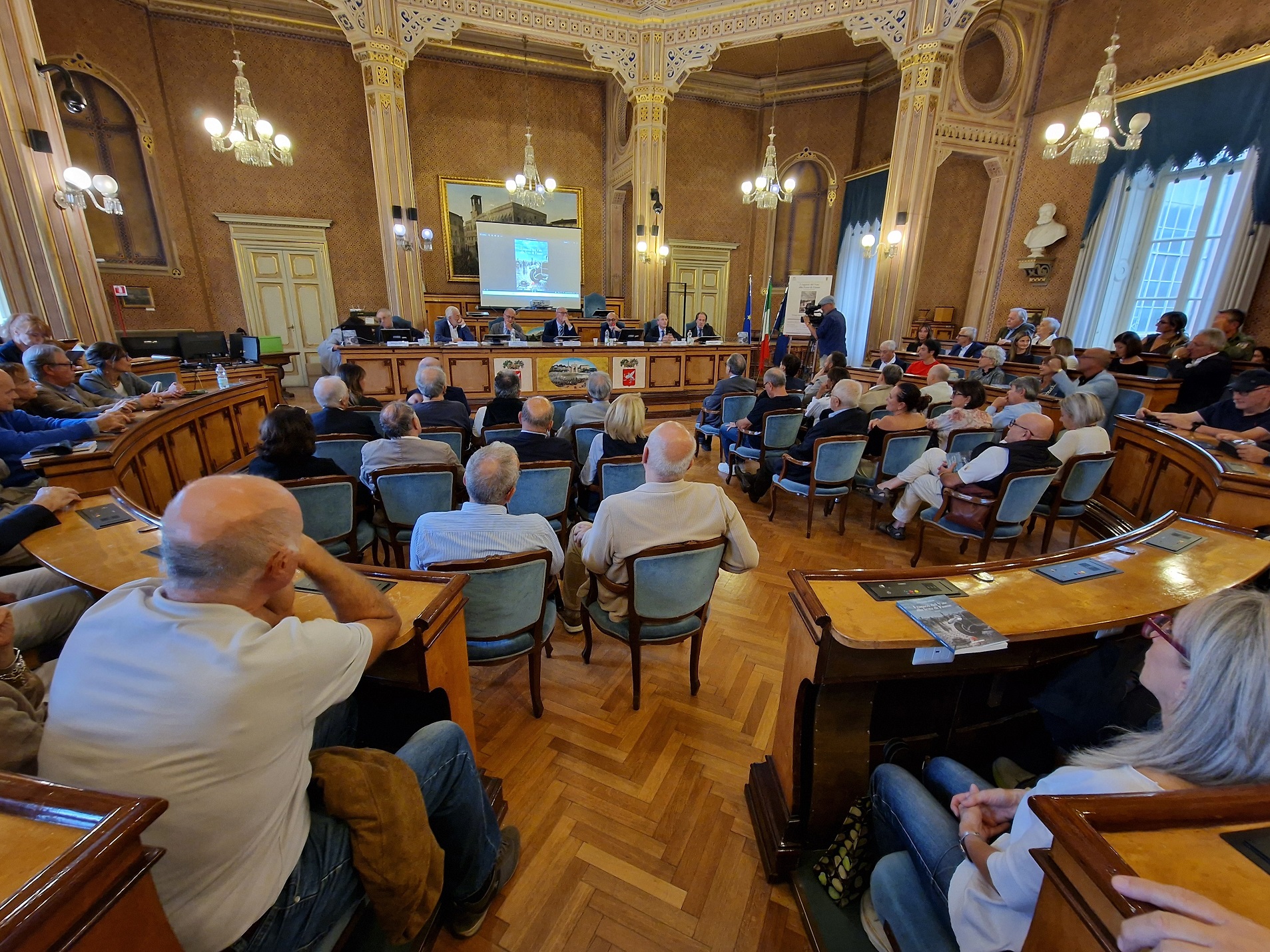 Il pubblico nella Sala del Consiglio