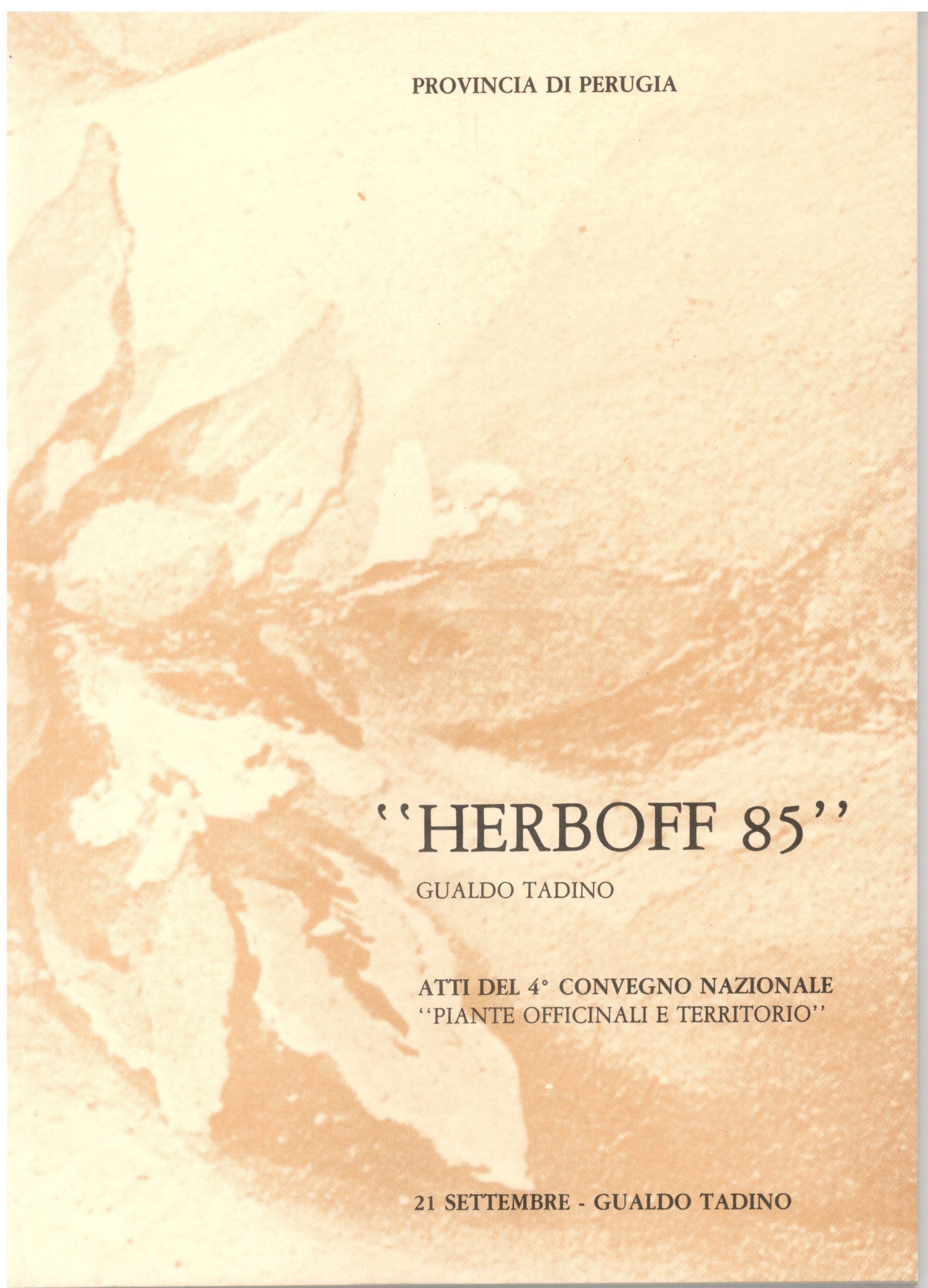 Copertina della pubblicazione Herboff 85 - Atti del 4° Convegno nazionale 