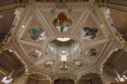 FOTO 6: Sala del Consiglio Provinciale, Domenico Bruschi, soffitto della sala, 1873.